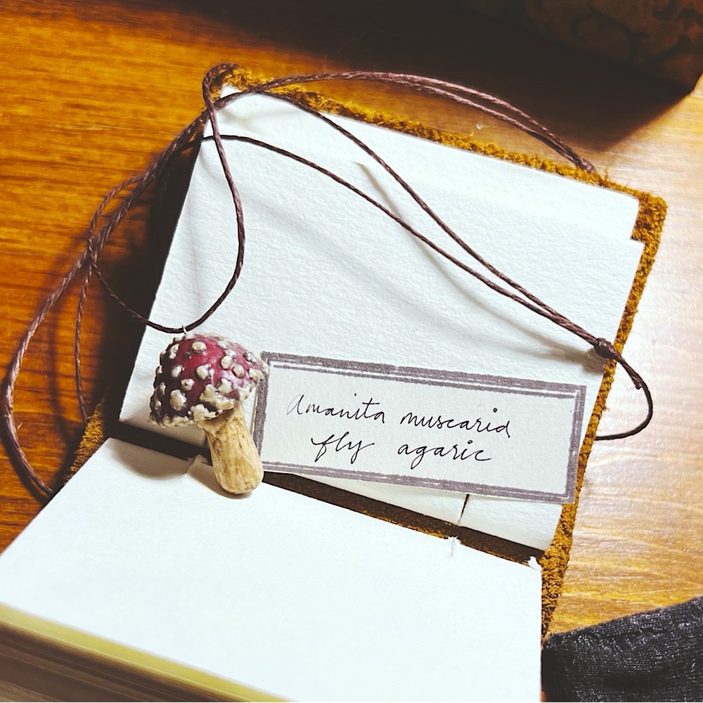 Handcrafted Mushroom Necklace